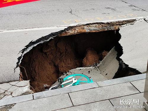 地面塌陷视频,揭秘地下危机