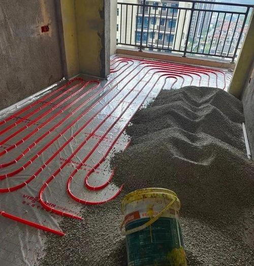 地暖回填视频,视频揭秘施工细节