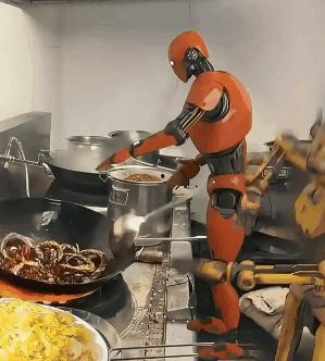 机器人炒菜视频,科技赋能厨房新体验