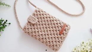 钩针包包视频教程,轻松掌握编织技巧，打造个性时尚包包