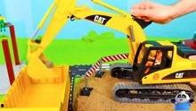 小孩挖机视频,小玩家操控挖机，展现童真魅力